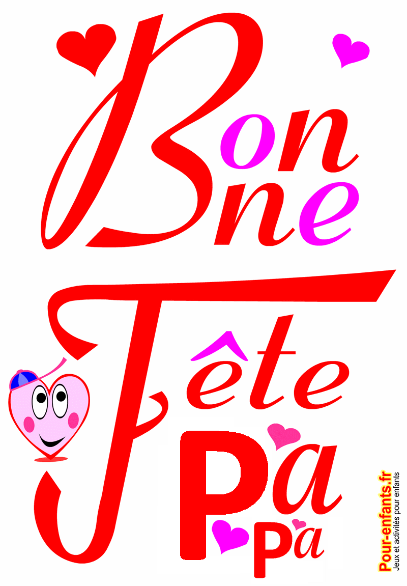 Coloriage A Imprimer Bonne Fete Papa